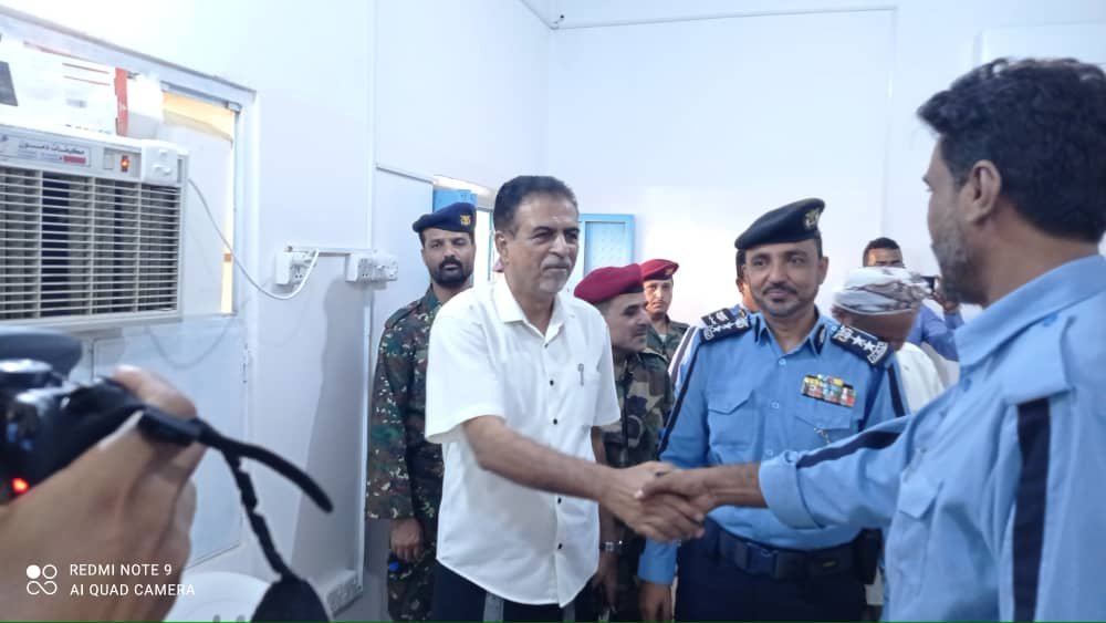 إفتتاح قسم الإصدار الآلي بشرطة السير بمديرية القطن