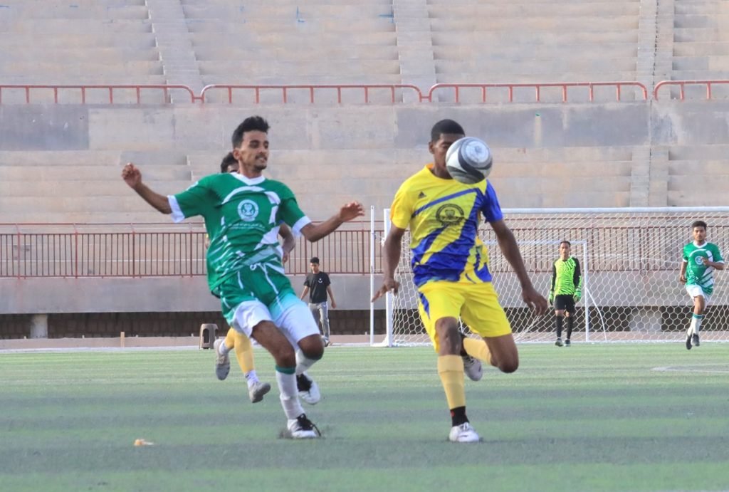 التعاون ومدودة حبايب في افتتاح مباريات الدوري التنشيطي لكرة القدم لأندية حضرموت الوادي