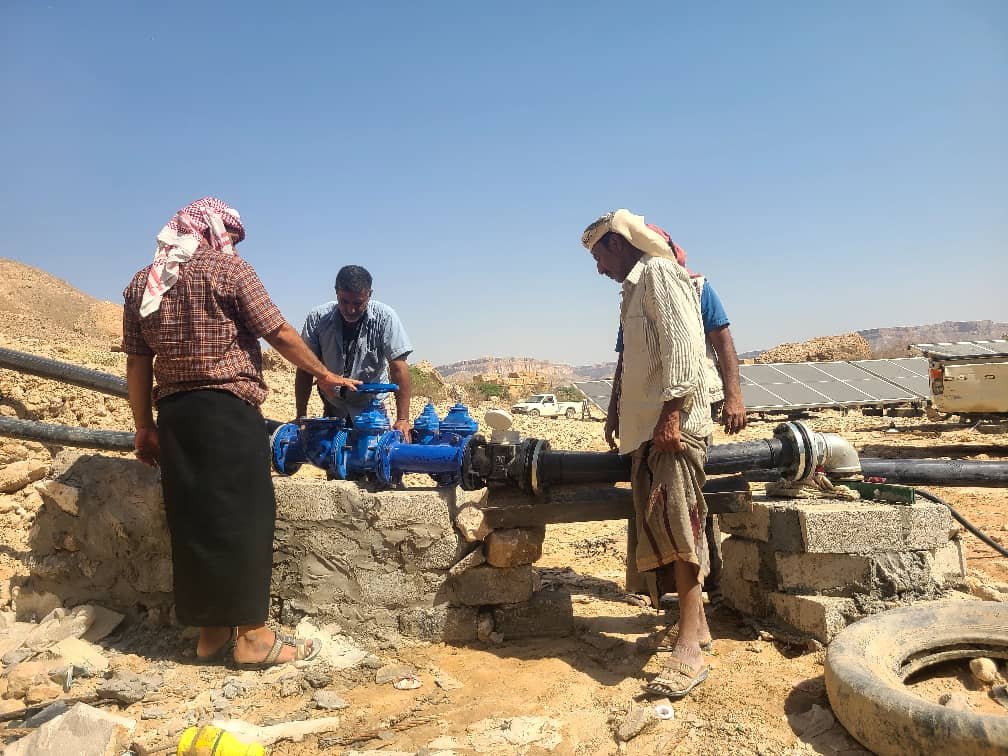 تشغيل مشروع مائي جديد يعزّز إمدادات المياه في منطقة عرض آل هبوع بالقطن