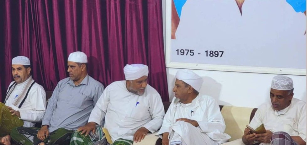 جلسة مشاهرة رمضانية للشخصيات الاجتماعية بحافة السحيل بسيئون