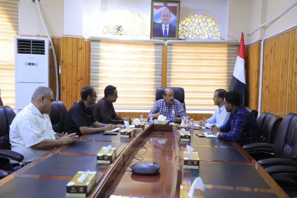 وكيل وادي حضرموت يطلع على تحضيرات تنفيذ مشروع سبل العيش بمديريتي تريم والقطن