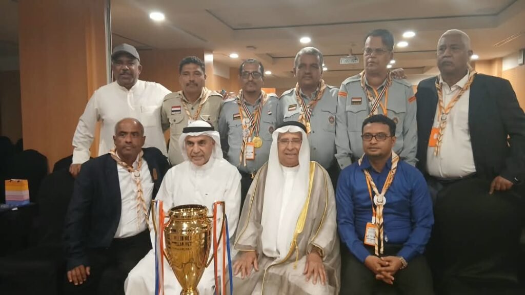 اليمن يتوج بكأس مسابقة البغلي الثقافية التي ينظمها الاتحاد الكشفي للرواد العرب بالكويت